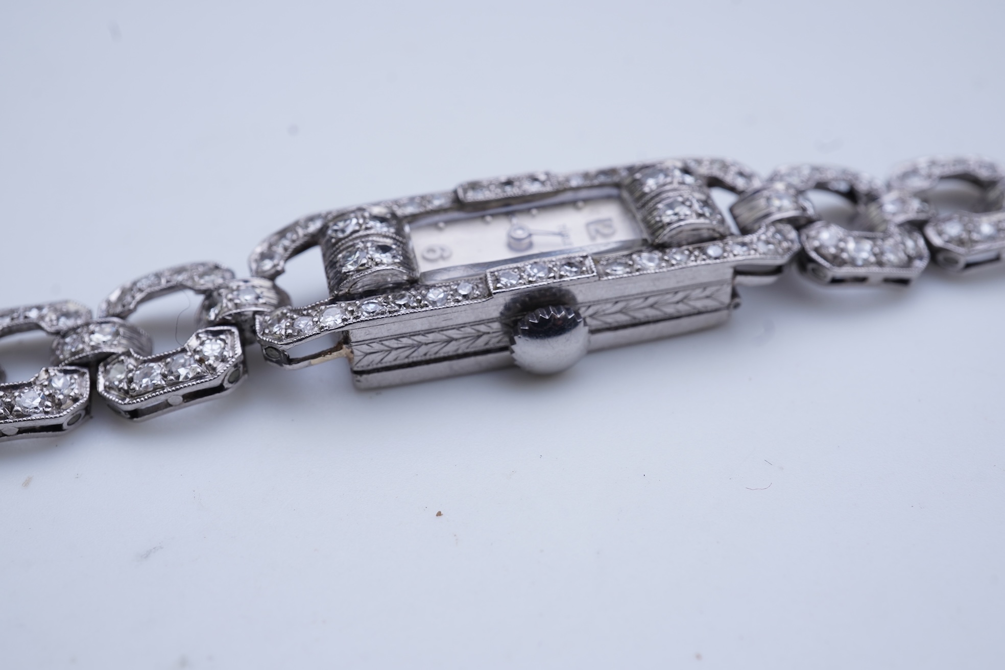 Türler, an Art Deco diamond cocktail watch, 1930s